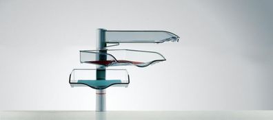 Novus Schalenset CopySwinger III lichtgrau, 3 Ablageschalen, winge 1