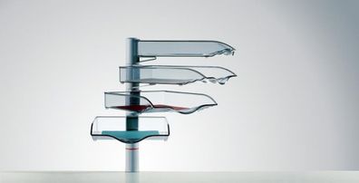 Novus Schalenset CopySwinger IV lichtgrau, 4 Ablageschalen, winge 1