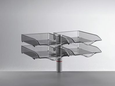 Novus Schalenset CopySwinger Duo II lichtgrau 2x2 Ablageschalen, winge1