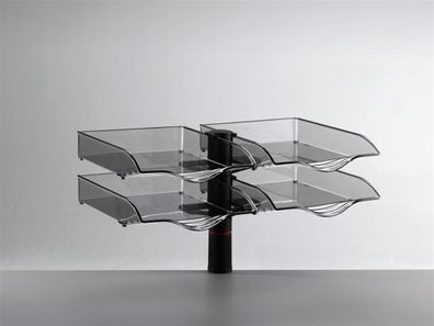 Novus Schalenset CopySwinger Duo II anthrazit 2x2 Ablageschalen, winge1