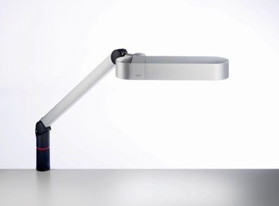 Novus Leuchte Office Light Pro I silber-anthrazit, 1-teiliger Arm