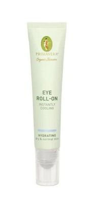 Primavera - Eye Roll-On - Instantly Cooling , ugen Roll on - 12 ml - Bio Cassissamen