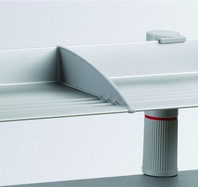 Novus Mehrfachteiler lichtgrau, 2 Stück