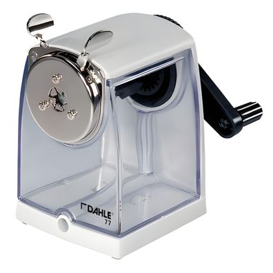 Dahle Bleistiftspitzmaschine 77 aus Metall, grau, für 12 mm Stifte
