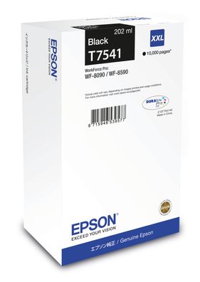 Epson T7541 - Größe XXL - Schwarz - Original - Tintenpatrone - für WorkForce Pro WF-8