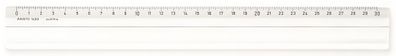 Aristo Lineal 30 cm mm-Teilung, glasklares Plexiglas