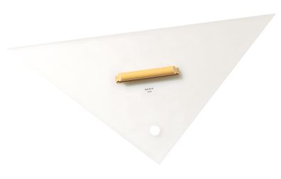 Aristo Anlegedreieck 32,5cm mit Holzgriff, lasklar, ufhängeloch