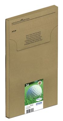 Epson Original Easy Mail Packing 34 Golfball Druckerpatronen 4er Multipack BK/C/M/Y (