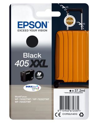 Epson Tintenpatrone schwarz DURABrite Ultra Ink 405XXL T02J1