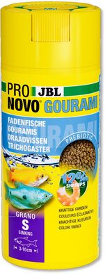 JBL ProNovo Gourami Grano S 250ml Futter Granulat für Gouramis