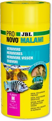 JBL ProNovo Malawi Flakes M 1000ml Futter für Barsche Cichliden