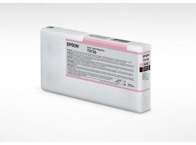 Epson Tintenpatrone vivid light magenta T 913 200 ml T 9136N