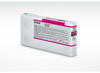 Epson Tintenpatrone vivid magenta T 913 200 ml T 9133N