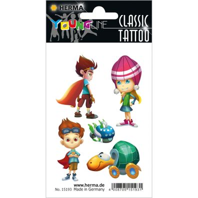 Herma Classic Tattoo Colour Superhelden