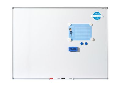 Dahle Professional Board 45 x 60 cm weiß emailiert, im Alu-Rahmen