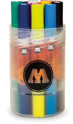 Molotow Acrylmarker ONE4ALL Acrylic TWIN 12er Dose, Main Kit I, sortiert