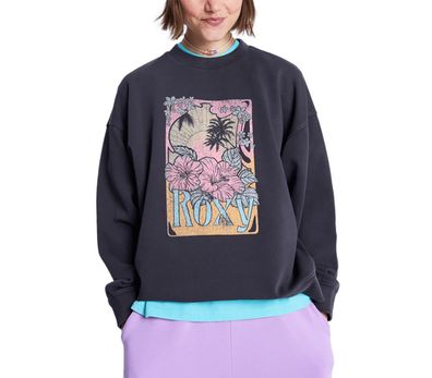 ROXY Women Crew Lineup Terry anthracite