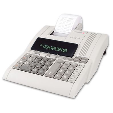 Olympia Tischrechner druckend CPD 3212 S 12 Stellen, schwarz/rot Druck