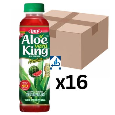 16er-Pack OKF Aloe Vera Getränk Wassermelone 500ml (inkl. 4€ EINWEG-Pfand)