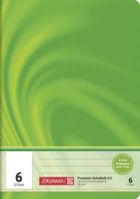 Schulheft A5 Vivendi (32 Blatt blanko mit Linien Blatt Lineatur 6)
