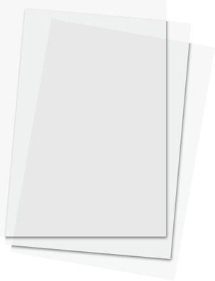 Brunnen 1034417 Transparentpapier uni 50 x 70 cm weiss