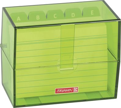 Brunnen Karteibox A7 gefüllt kiwi