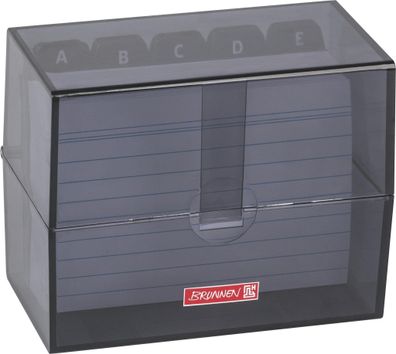 Brunnen Karteibox A7 gefüllt onyx