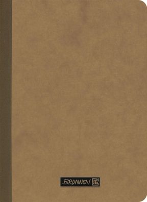Brunnen Notizbuch Premium Kladde A6 punktiert braun