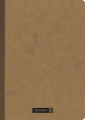 Brunnen Notizbuch Premium Kladde A5 unliniert braun