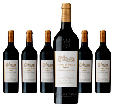 6 x Baron Edmond de Rothschild Château des Laurets Baron – 2016