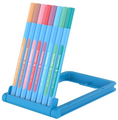 Schneider Kugelschreiber Slider Edge XB Pastell, 8er Stiftebox, sortiert
