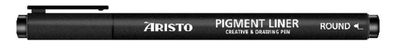 Aristo Pigment Liner Keilspitze schwarz, licht- und wasserbeständig