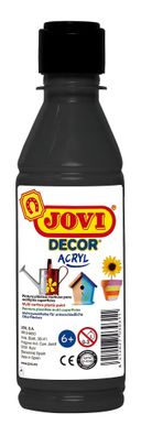 Jovi DECOR ACRYL Mehrzweckfarben 250 ml Flasche, schwarz