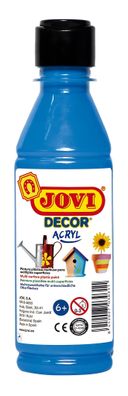 Jovi DECOR ACRYL Mehrzweckfarben 250 ml Flasche, cyanblau