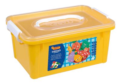 Jovi Soft Dough Blandiver Knetmasse Box, Obst und Gemüse, Zubehör