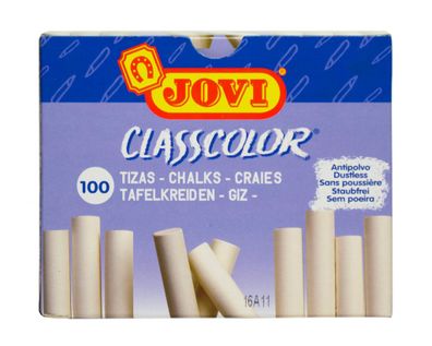 Jovi Tafelkreiden Classcolor 100er Schachtel, weiss