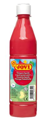 Jovi Flüssige Plakatfarbe 500ml Flasche, zinnoberot