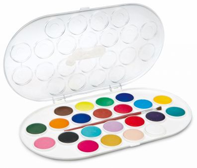 Jovi Wasserfaben 22 Farben je 30m mit Pinsel