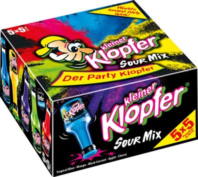 Kleiner Klopfer Sour Mix Partyshot Likör 25 x 20 ml