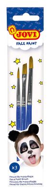 Jovi FACE PAINT Schminkpinsel Beutel mit 3 Stück