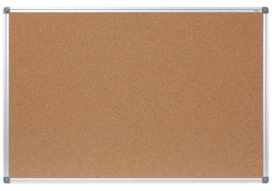 Dahle Cork Board 60 x 90 cm Alurahmen Naturkork Retail-Verpackung