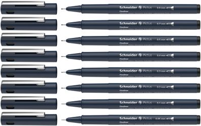 Schneider Fineliner Pictus Etui 8 Stück Etui 8 Stück