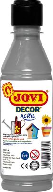 Jovi DECOR ACRYL Mehrzweckfarben 250 ml Flasche, silber