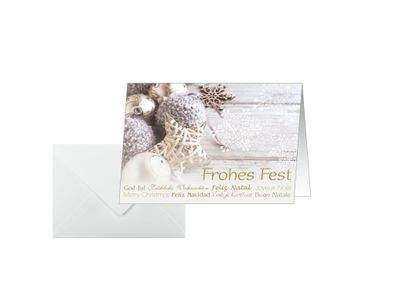 Sigel Weihnachts-Karte A6 (A5) 220g DS034