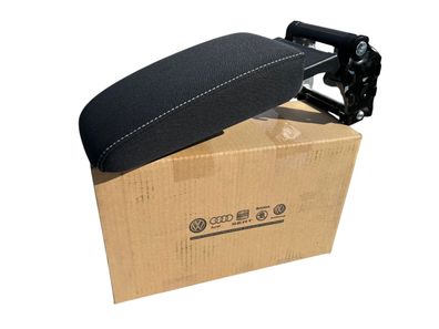 Original VW Armlehne Mittelarmlehne Auflage Golf 5V 6 Eos Stoff schwarz Scirocco