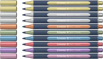 Schneider Metallic Rollerball Paint-It 050 0.4mm sortiert, Box 10 Stück