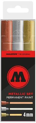Molotow 220PP- Marker Set 3St. metallic
