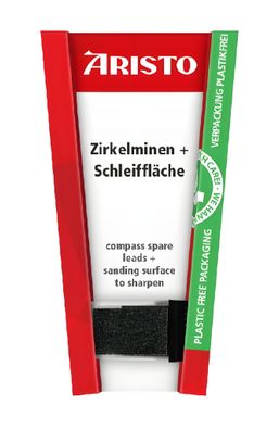 Aristo Zirkel Ersatzminen 15 Minen 25 mm HB, im Eco-Blister