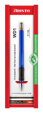 Aristo Feinminenstift WD1 schwarz 0,5 Ersatzminen, Ecoblister