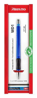 Aristo Feinminenstift WD1 schwarz 0,7 Ersatzminen, Ecoblister